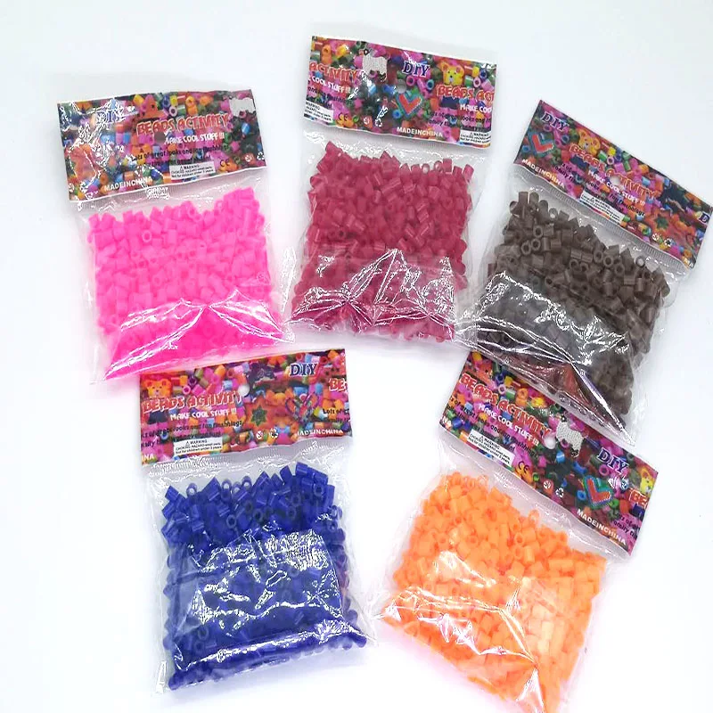 7500 шт./15 видов цветов Детская perler бисер 5 мм/Хама мм supplyment DIY Мини hama гладильная 3d