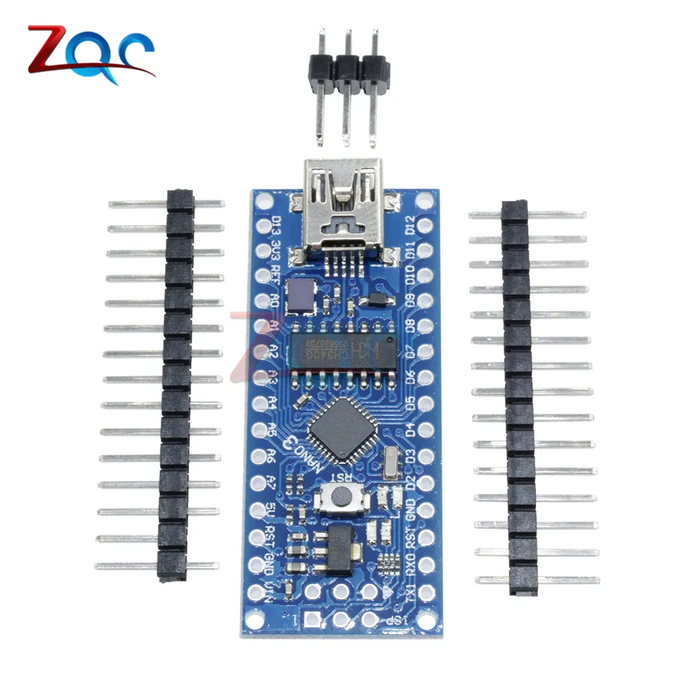 Плата ATmega168 CH340 CH340G Nano V3.0 3 0 Mini USB UART плата 16 МГц В 5 микроконтроллер модуль