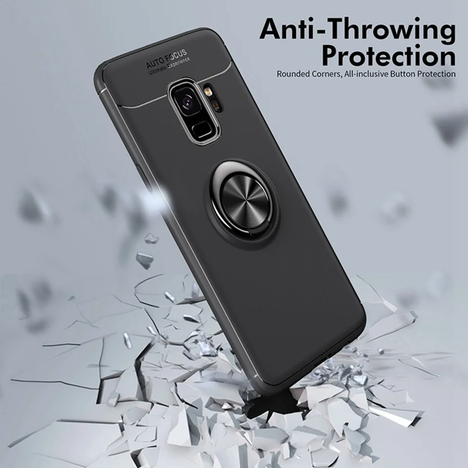 Silicone Case For Samsung Galaxy S9 S8 Plus Note 8 Magnetic Holder Case For Samsung J3 J5 J7 2017 J4 J6 J8 A6 Plus 2018 J2 Prime (9)