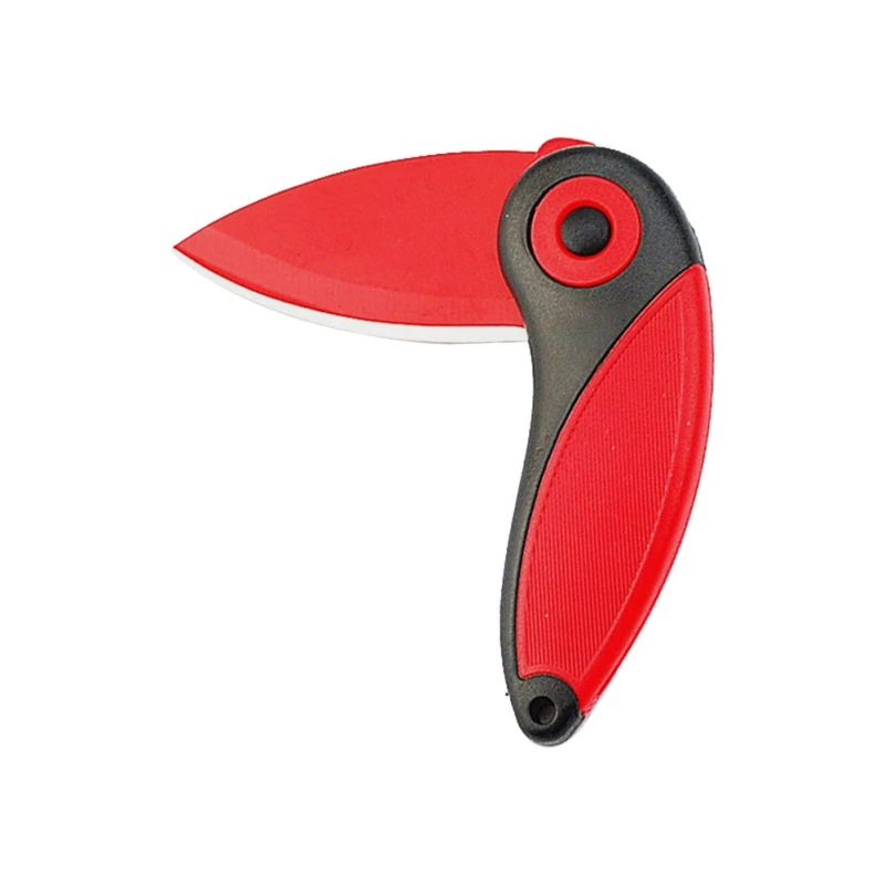 

Fruit Cutlery Cutter Colorful Carton Blade box Pare Peel Slice Fold Knife Bird Parcel Peeler Lunch Ceramic Cut