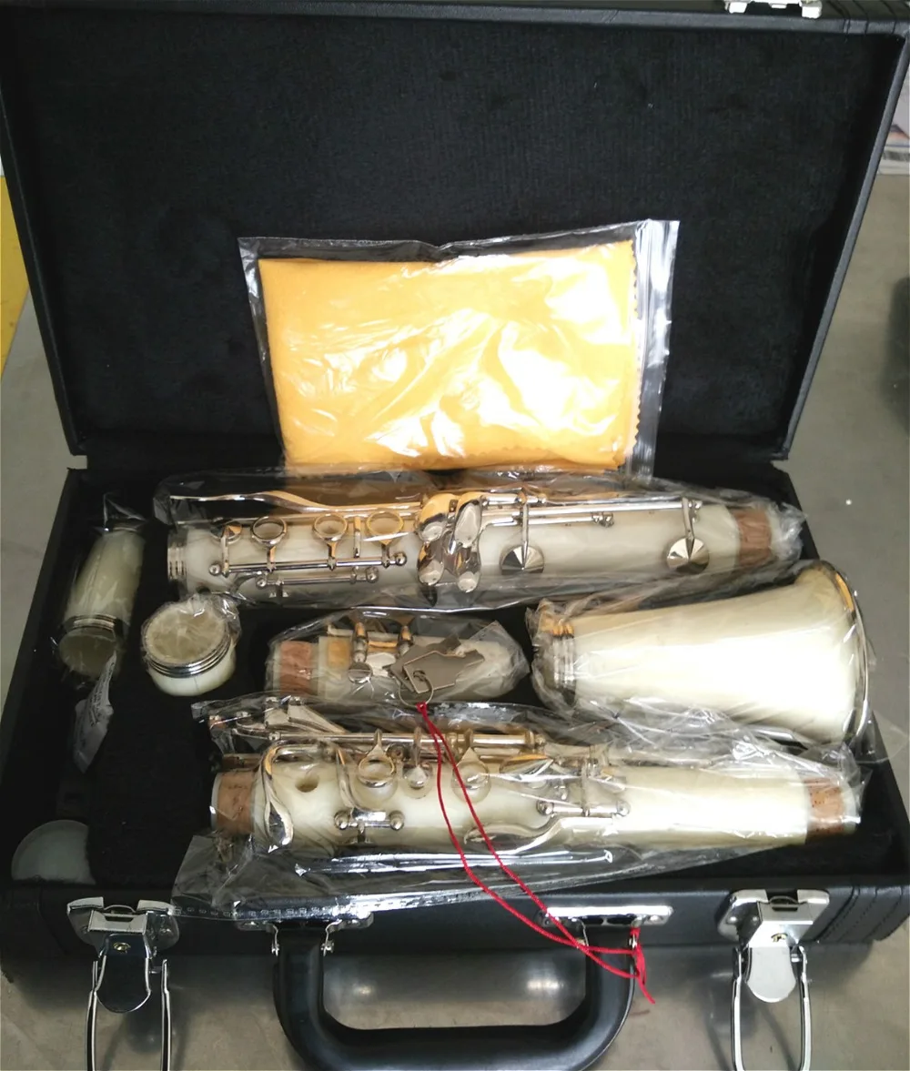 

B color clarinet white Double section 2 wind instruments B the clarinet 17 key