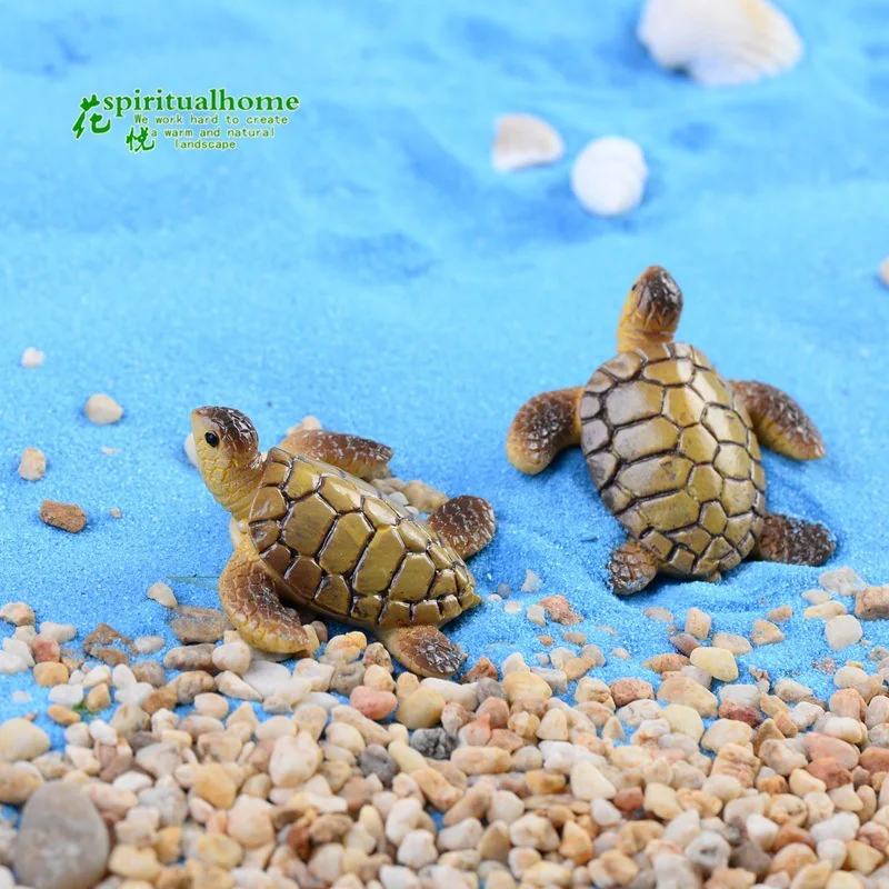 

Moss micro-landscape succulent plant pose doll pose resin shell turtle turtle DIY material rustic home decor