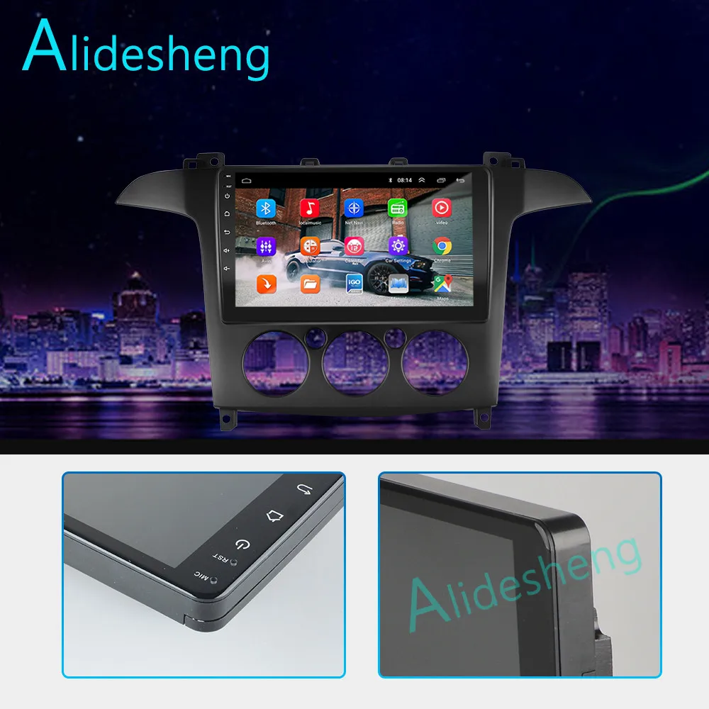 Cheap 2G RAM 32G ROM 2.5D 2Din Android 8.1 GO car dvd Multimedia player GPS for S-Max  S Max 2007 2008  navigatio WiFi BT 2