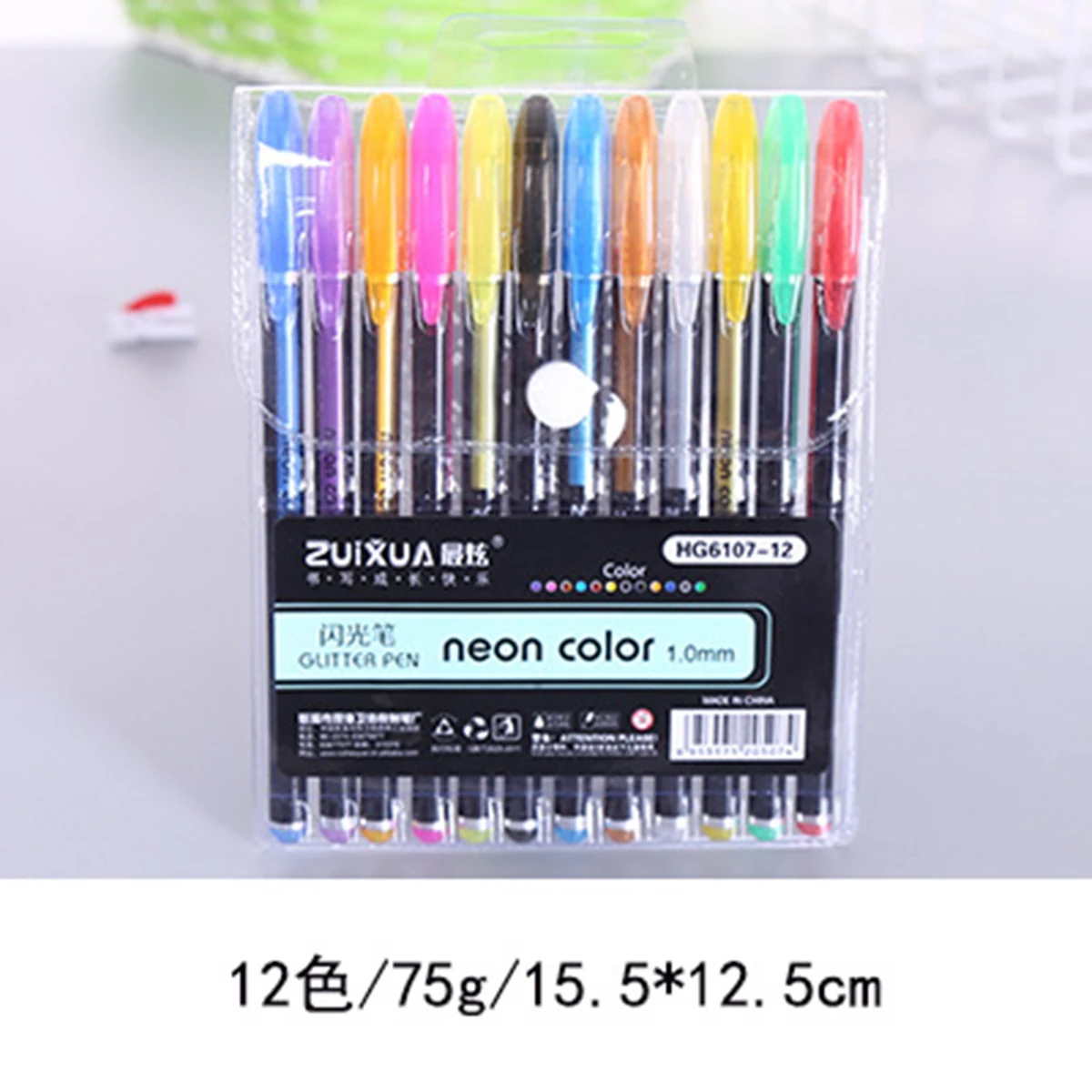 EZONE заполнения Цвет ручка 12/16/18/24/36/48 цвета гелевая ручка DIY граффити чертежная ручка разных Цвет креативные флуоресцентные Цвет - Цвет: 12Colors