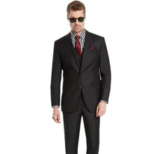 Пользовательские Для Мужчин's Костюмы Сделано высокое качество Slim Fit Жених Смокинги для женихов Для мужчин S свадебные костюмы для выпускного(куртка+ Брюки для девочек+ галстук+ жилет