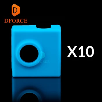 

DFORCE 10PCS high quality cartridge heater bock silicone socks socks for MK9 heated block for MK9 hotend I3 CR10 nozzle