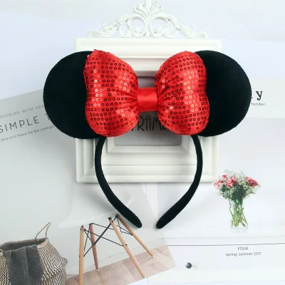 

Minnie Mouse Ears Head Bands Fashion Lady Girl Hairband Sexy Self Headband Baby Birthday Party Hair Accessories for Women Hoop