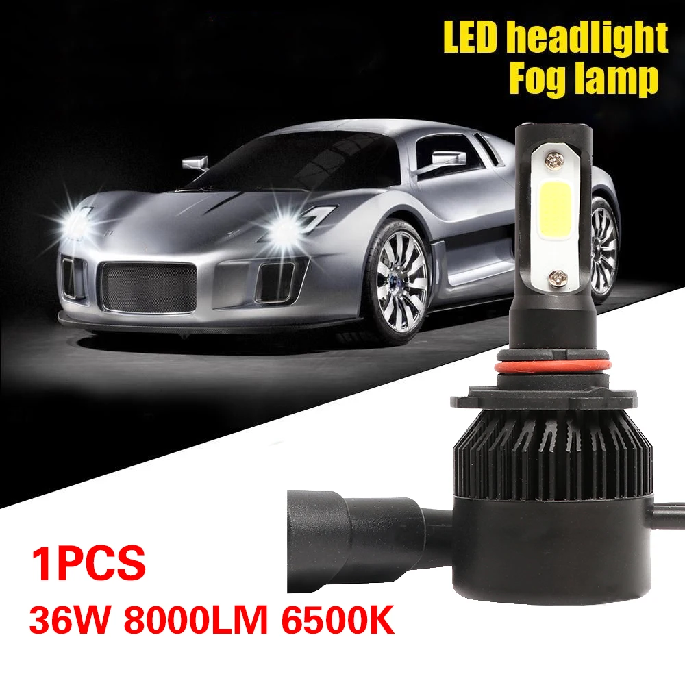 

9005/HB3/H10 36W 6500K 8000LM Car LED Headlight Bulbs Front Lamp LED Fog Light Super Bright High Power Auto Lighting