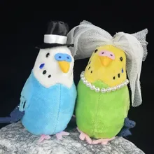 Бесплатная доставка Мини Budgerigar птица животное мягкая плюшевая