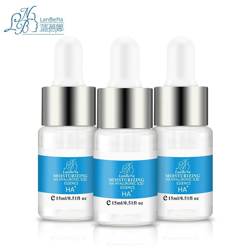 

LANBENA HA Hyaluronic Acid Moisturizing Essence Skin Face Care Cream Black Head Acne Treatment Whitening Cream Ageless 3pcs