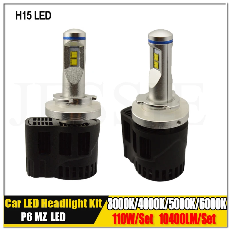 

H15 LED Canbus 10400Lm 110W P6 LMZ LEDs Car Bulb Auto Lamp Headlight High Beam Head Light Headlamp Conversion Kit