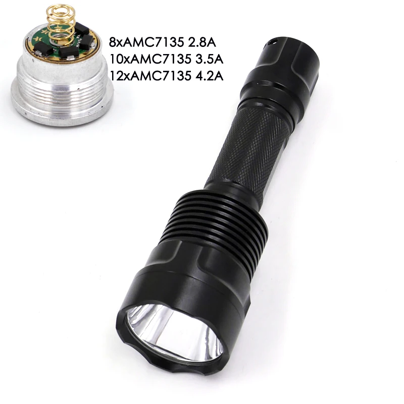 Светодиодный фонарик CREE XPL HI V3 1600 люмен ультра яркий портативный AMC7135 1 режим 3