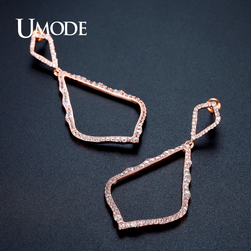 Модные ювелирные изделия UMODE для свадебной вечеринки ромбовидная геометрическая
