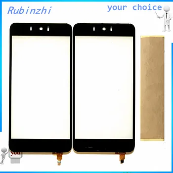 

RUBINZHI With Tape Mobile phone touch panel For Fly FS520 Selfie 1 touch screen digitizer glass touchscreen replacement sensor