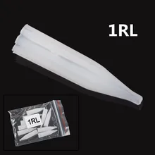 100 шт./упак. 1RL Предварительно стерилизованное одноразовое перманентное макияж пластиковые татуировки Советы наборы для машинного макияжа поставка