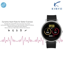 Смарт-часы Для мужчин Водонепроницаемый IP67 1,22 дюймов настоящая Цвет сердечного ритма Тесты шагомер туфли с ремешком Вокруг Мульти спортивных режимов SmartWatch Для женщин группа