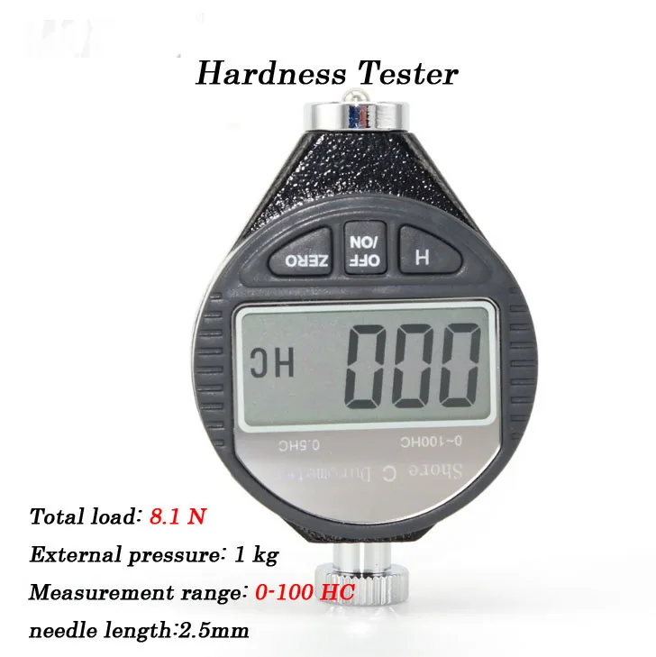 

C Type 0-100HC with Data Output Interface High Quality Rubber Shore Durometer Digital Precise Hardness Tester Digital Hardmeter
