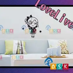 Pegatina аниме мультфильм автомобиль Стикеры Lovelive Косака Хонока стены винила Стикеры s Наклейка Декор украшения дома 001