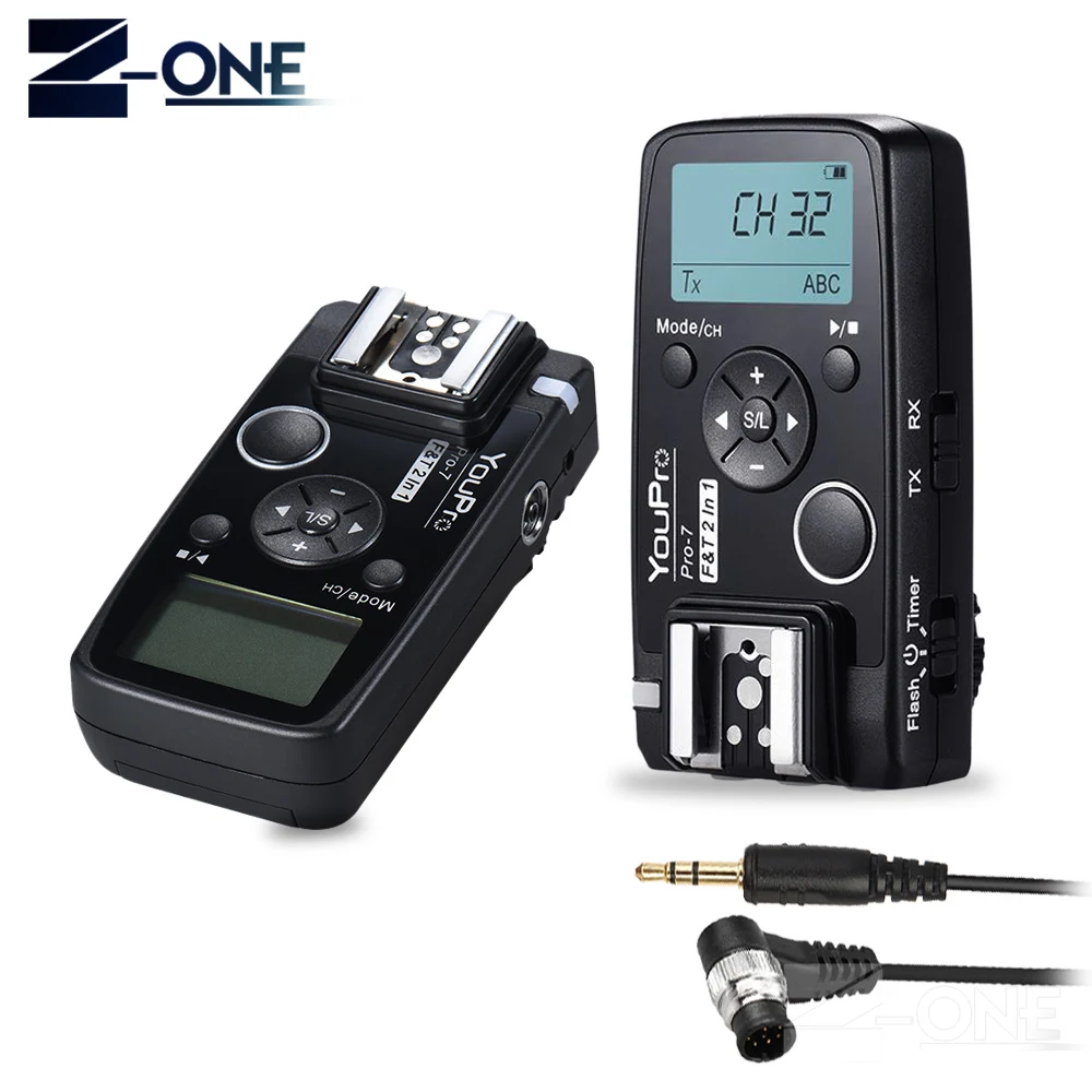 YouPro Pro 7 2 in 1 Wireless Shutter Flash Trigger Remote DC0 For Nikon
