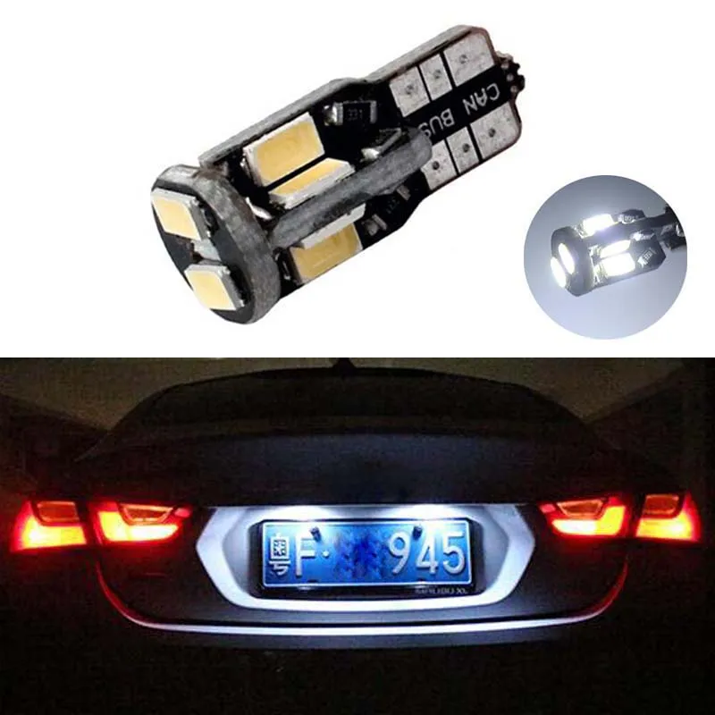 1x яркий белый свет номерного знака без ошибки T10 5630SMD LED для Fiat Punto (188) Punto/Grande (199)