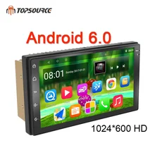 TOPSOURCE Car Radio 7 inch Universal RDS 2 Din Android 6.0 Car DVD Player 1G NAVIGATION For VW Nissan Car Multimedia Player TOPSOURCE Car Radio 7 inch Universal RDS 2 Din Android 6.0 Car DVD Player 1G NAVIGATION For VW Nissan Car Multimedia Player