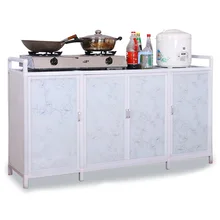 Корпус из алюминиевого сплава Aparadores простой сборочный шкаф бытовой Cocina хранения Sidebord Многофункциональный кухонный шкаф