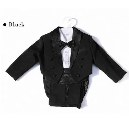 2017 Boys suits for weddings Kids Prom Suits Black White Wedding Suits for Boys Tuxedo Children