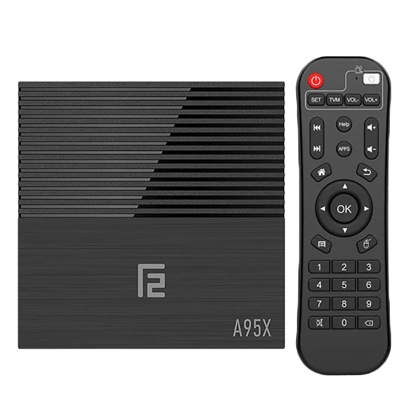A95X F2 4K Smart Tv Box Android 9.0 4G Bluetooth 4.2 Set Top Box For Google Cast Support Rj45 Lan Usb Hdmi Optical Eu Plug