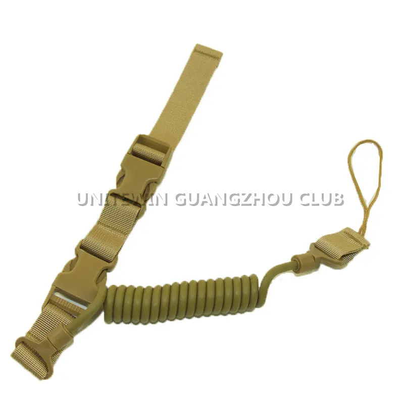 

Adjustable Plastic Bungee One Point Tactical Gun Sling Strap System Hunting Shooting Safety Sling