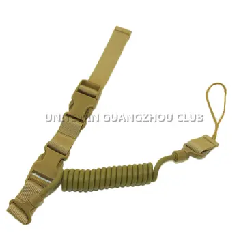

Adjustable Plastic Bungee One Point Tactical Gun Sling Strap System Hunting Shooting Safety Sling