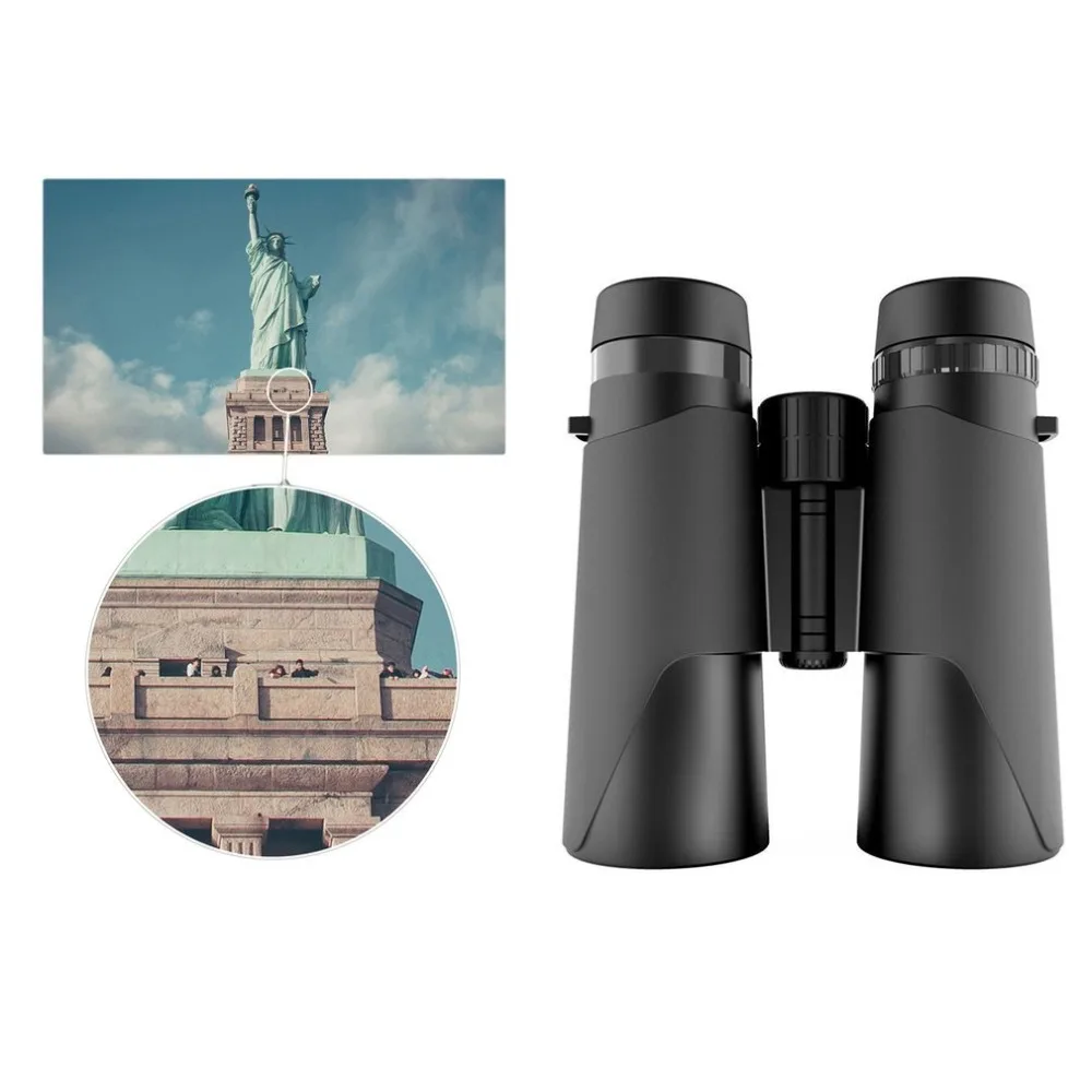 LESHP 12X42 التكبير HD مجهر تلسكوب BAK4 بريزم غير الأشعة تحت الحمراء للرؤية الليلية الإكتشاف نطاق تلسكوب في الهواء الطلق للماء