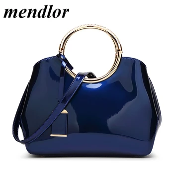 

Women Patent Leather Handbag Casual Female Holiday Shoulder Bag Lady Travel Tote Crossbody Famous Large Top-Handle Bolsa SS7058