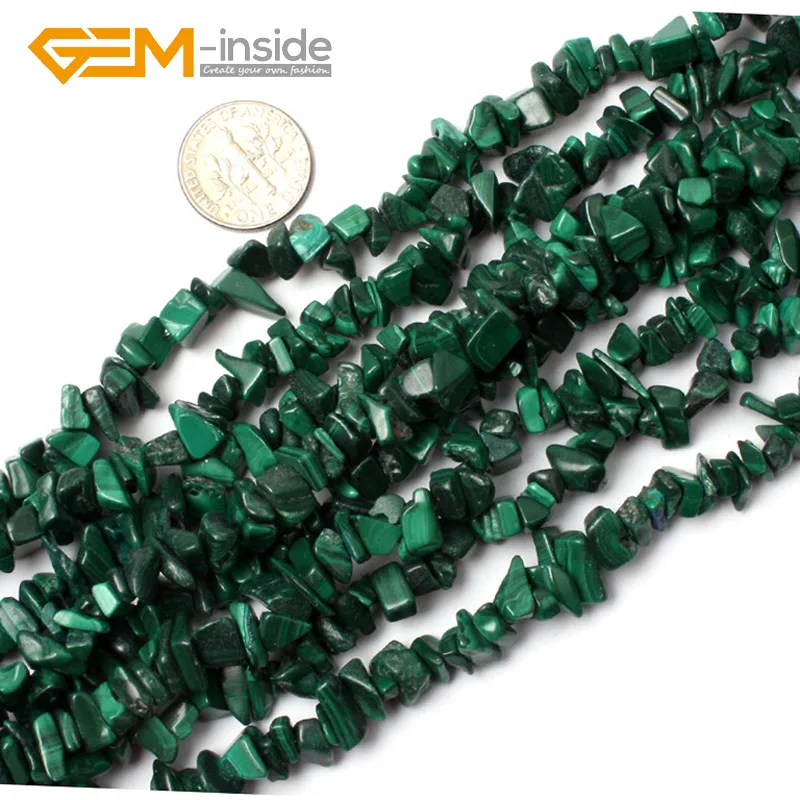 Spedizione Gratuita! 7---8Mm Malachite Pietra Beads Chips Naturale Chrysocolla Perline Di Pietra Allentati Per Fare Il Braccialetto Strand 34"