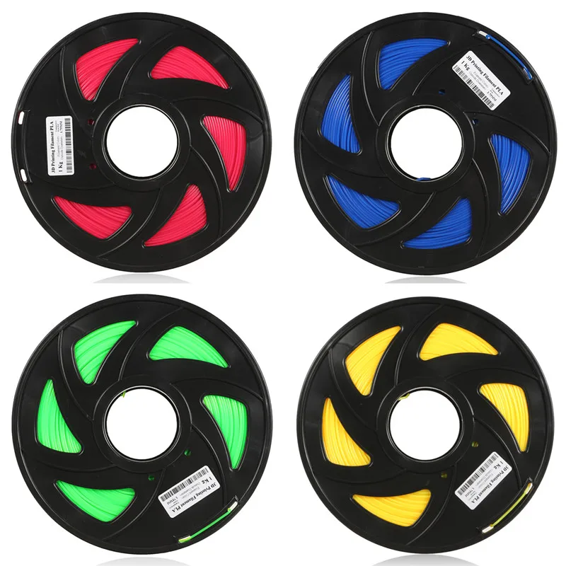 

Transparent 3D Printer Filament 1.75mm 1kg/2.2lb PLA For RepRap Transparent Red/ Blue/ Yellow / Green