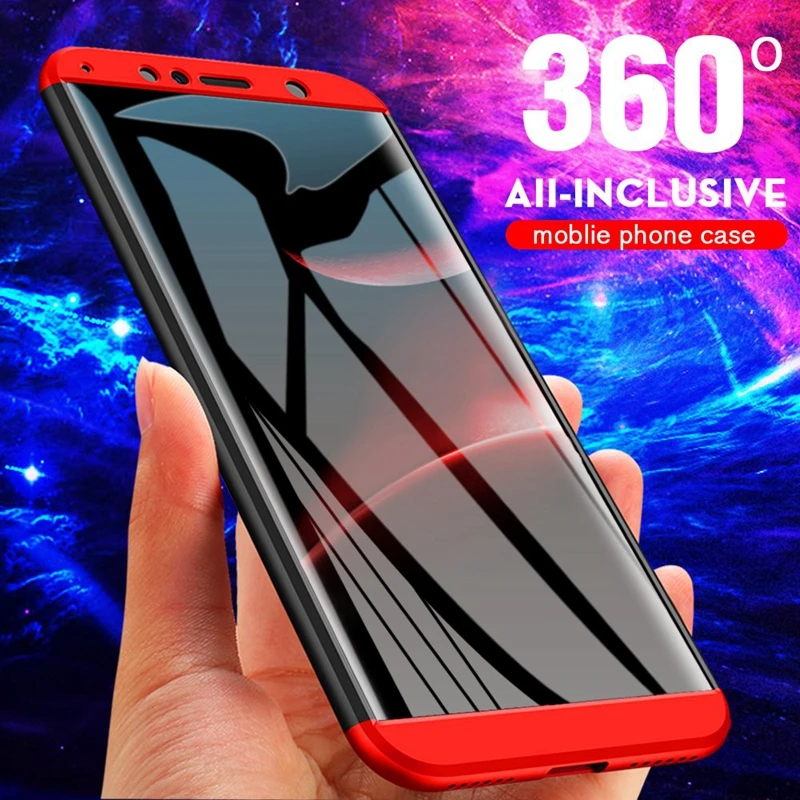 Armor Case for Samsung Galaxy A7 2018 Hard PC Shockproof Back Cover A750 Shell Hybrid Phone Holder | Мобильные телефоны и