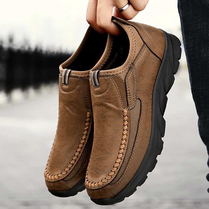 Contar famoso Lanzamiento Para Hombre, Mocasines Hechos a Mano de Estilo Retro y Casual, Zapatos  Ideales para Diario, a la Moda, Novedad, 2021|Zapatos informales de hombre|  - AliExpress