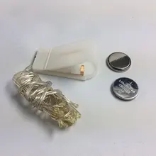 30 шт./партия светодиодная светящаяся гирлянда теплые белые аккумуляторные фонари для рождественских свадебных вечеринок украшения Водонепроницаемые