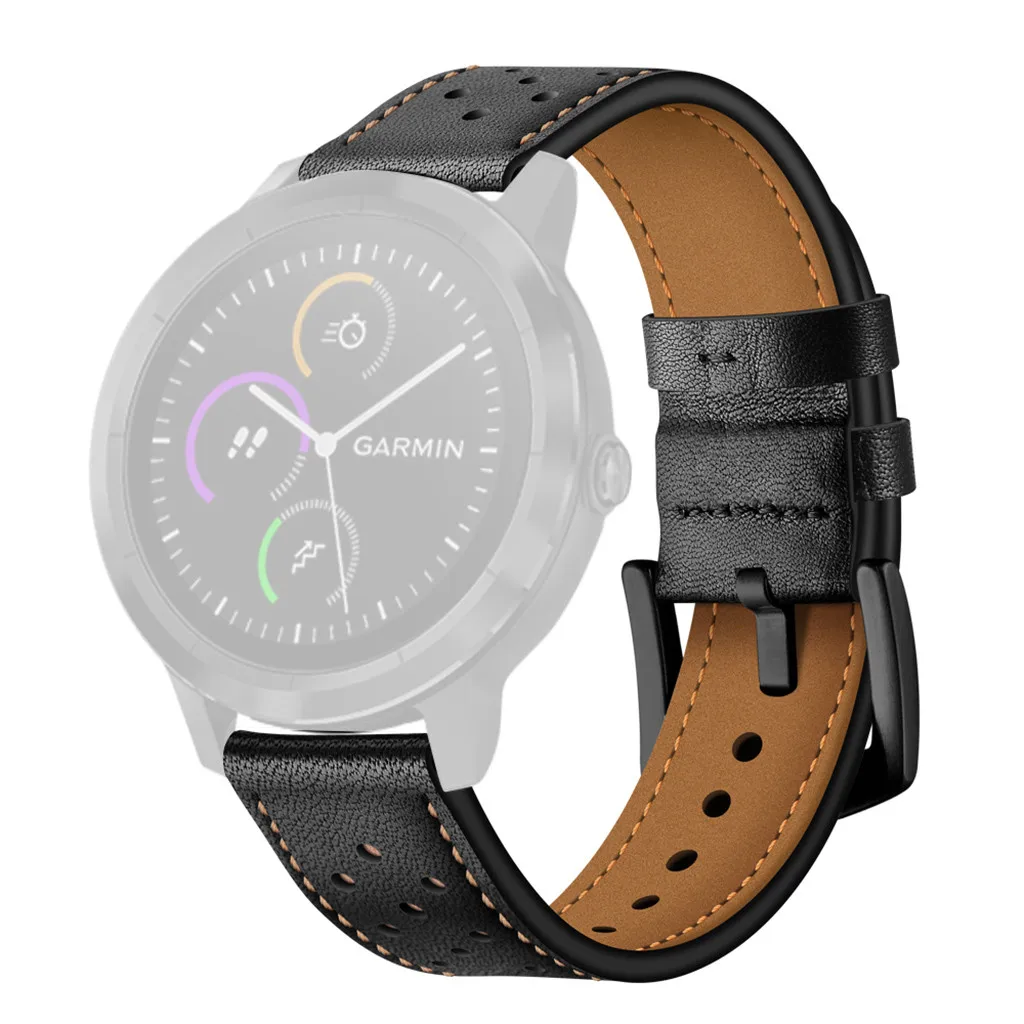 Ремешок для часов Garmin vivoactive Cave стиль кожаный ремешок для наручных часов Замена ремешка для Garmin vivoactive ремешок для часов Q70