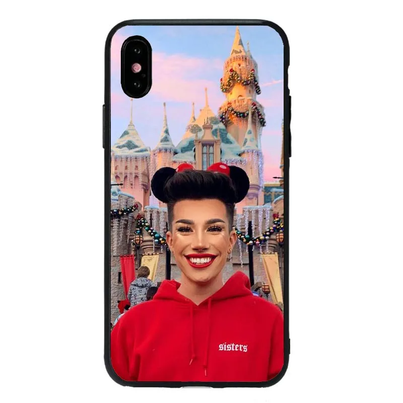 Сестры James Charles чехол для iPhone X XR xsmax 8, 8 Plus, 7, 7 Plus, 6 S Plus SE популярный тренд Charles сестра Мягкий силиконовый чехол для телефона