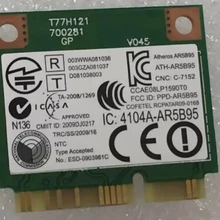 Qualcomm Atheros AR5B95 AR9285 DW1502 Половина мини Pci-e Wlan Беспроводная карта 0D006W для ноутбука dell