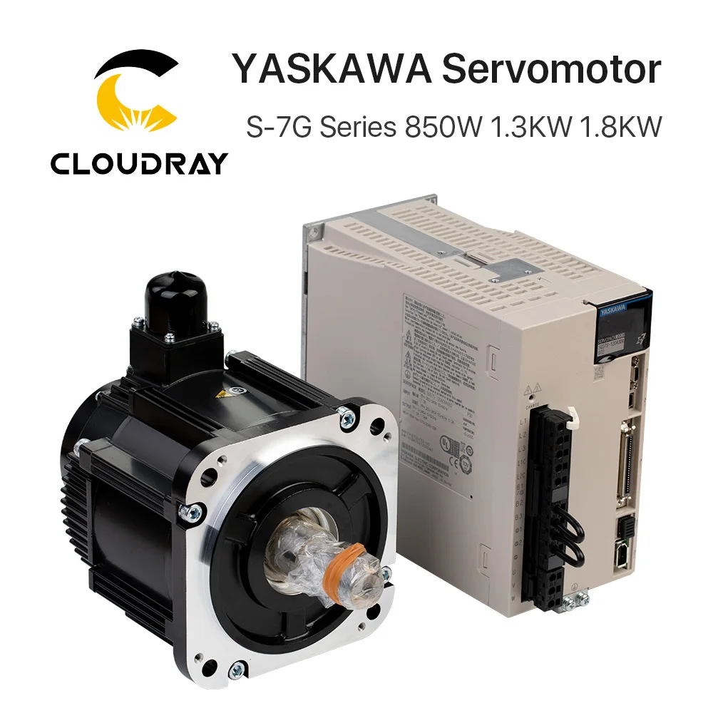 CLOUDRAY YASKAWA S-7G Servo Motor&Motor Driver 850W-1.8KW 200V Electric Motor Set
CLOUDRAY YASKAWA S-7G Servo Motor&Motor Driver 850W-1.8KW 200V Electric Motor Set
