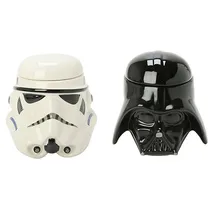 Star Wars becher Schwarz und weißen ritter krieger Dekorationen Bing keramik-tasse absatz cartoon version von Milch