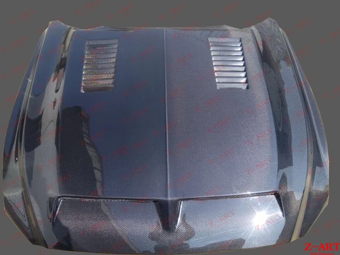Z-ART капот двигателя из углеродного волокна для Ford Mustang- 2,3 5.0L капот двигателя из углеродного волокна для Mustang капот двигателя