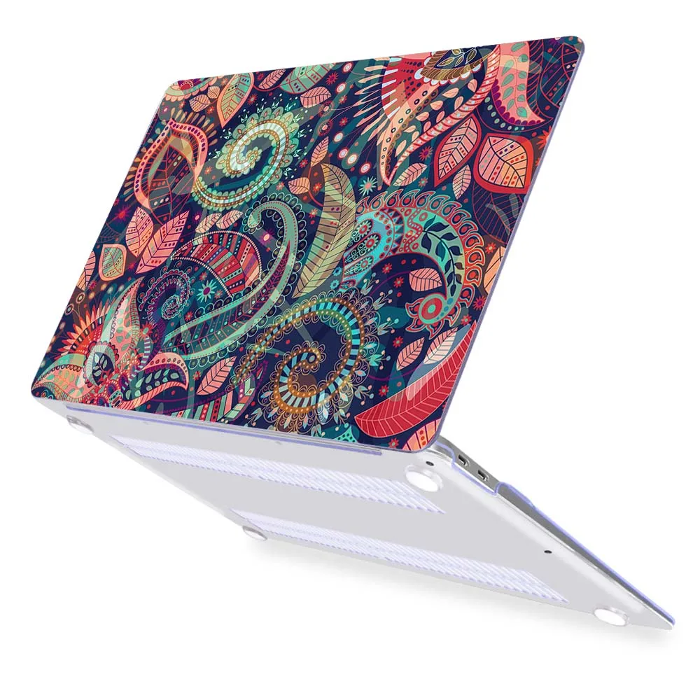 Чехол для ноутбука Redlai цвета кристально чистый для Macbook Pro 13,3 15,4 retina Air 13 дюймов A1932 для Macbook Pro 13 16 Touch bar - Цвет: A087