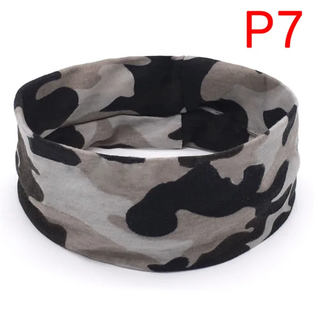 LADIES CAMO STYLE SPORTS HEADBAND//SWEATBAND 6CM BY 20CM