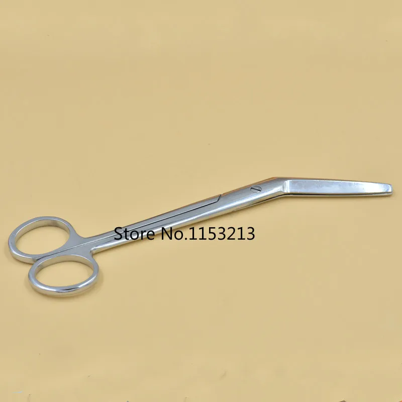 Stainless steel surgical scissors Medical gynecology perineal side cut