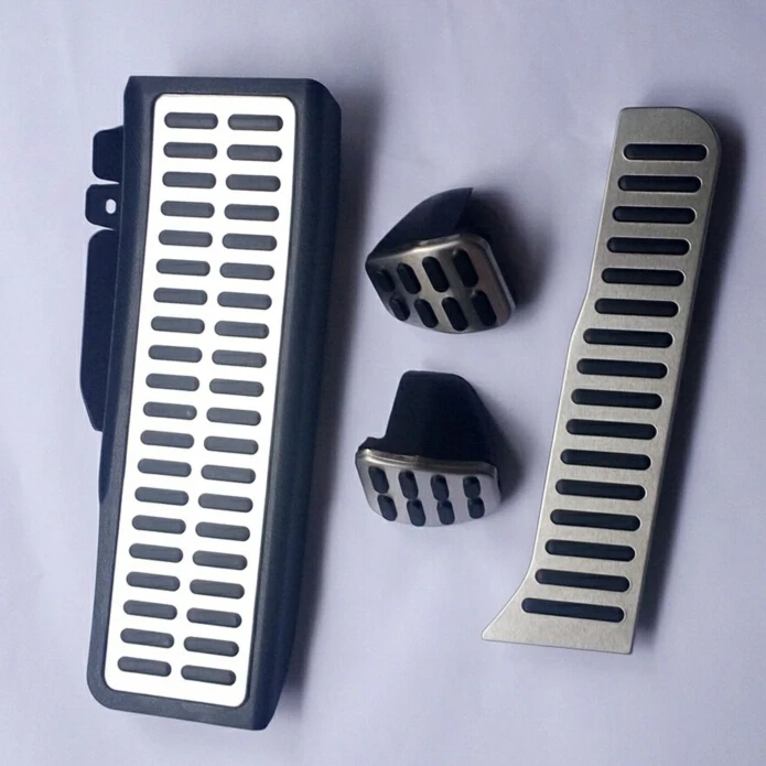 Stainless Steel Car Footrest clutch brake gas pedal Manual Transmission