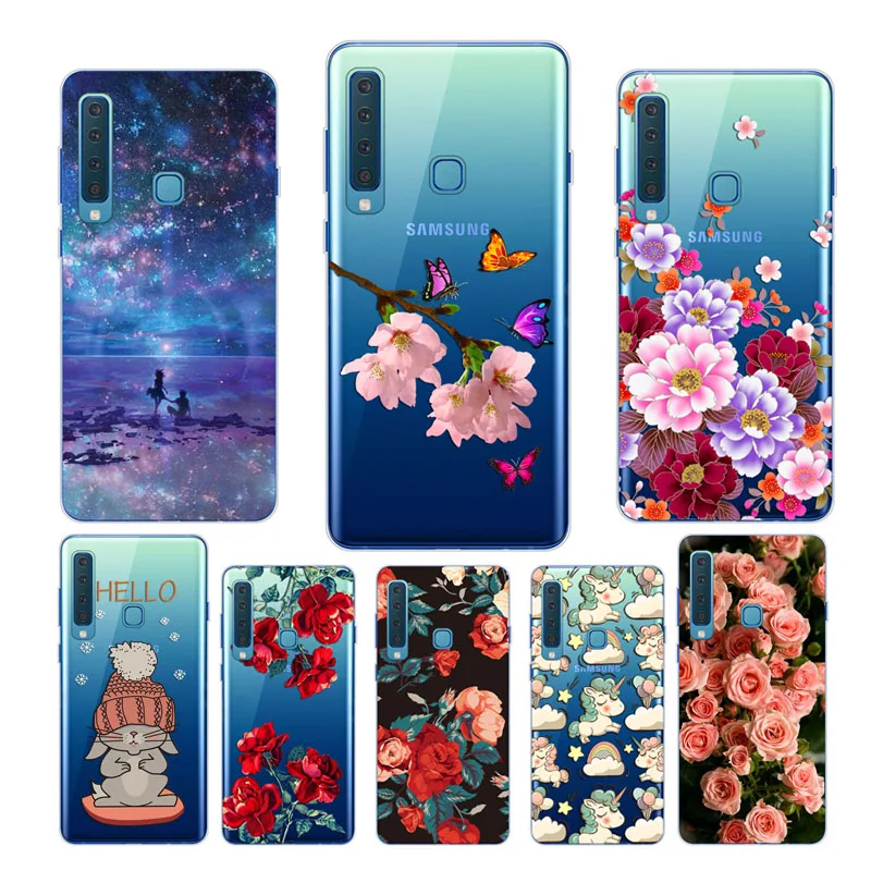 Чехол для samsung Galaxy A9 2018 6 3 &quotроспись моделей мягкие силиконовые чехлы телефона A920F
