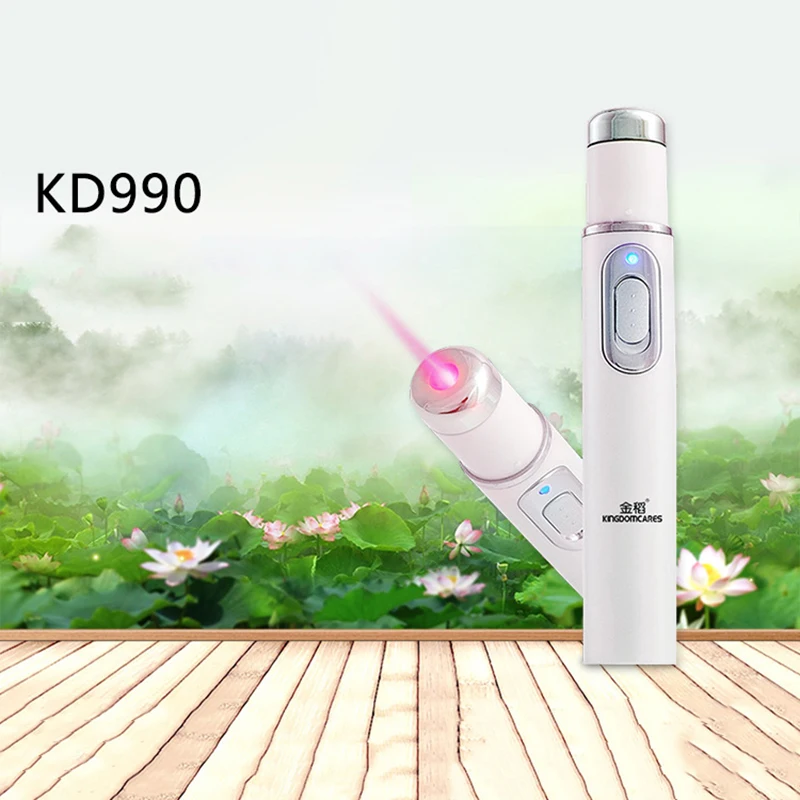 KD-990 Acne Laser Pen Portable Wrinkle Removal Machine Durable Soft Scar Removal Device Light Therapy Pen Eye bags Remove Tool-2