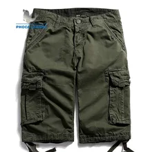 Летние мужские товары Шорты повседневные однотонные большие карманы тонкие модные бермуды Стиль Летний стиль брендовая одежда